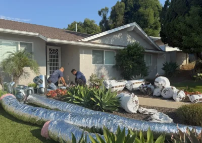 Repairing and installation work